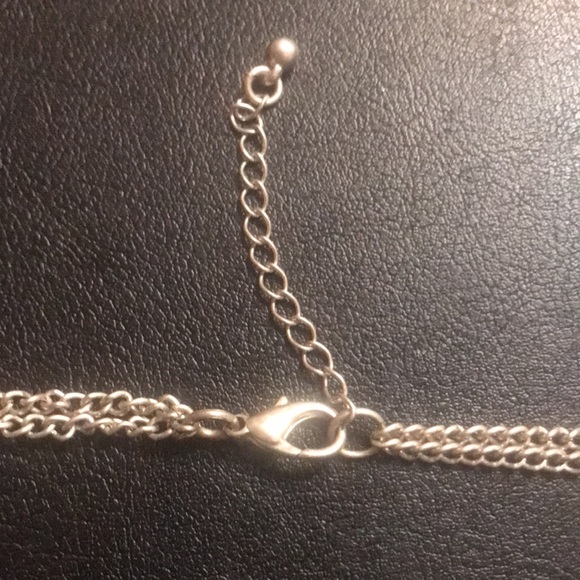 Mixed metal 💜 HEART necklace 24 inch chain 32 inch total - Picture 8 of 9